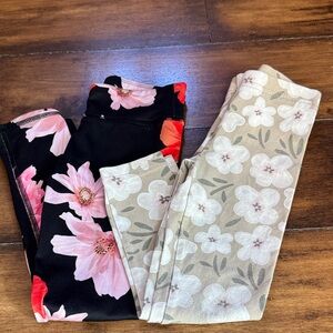 **Bundle** Carter's and Old Navy Floral Leggings Size 5T